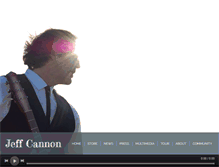 Tablet Screenshot of jeffcannonmusic.com